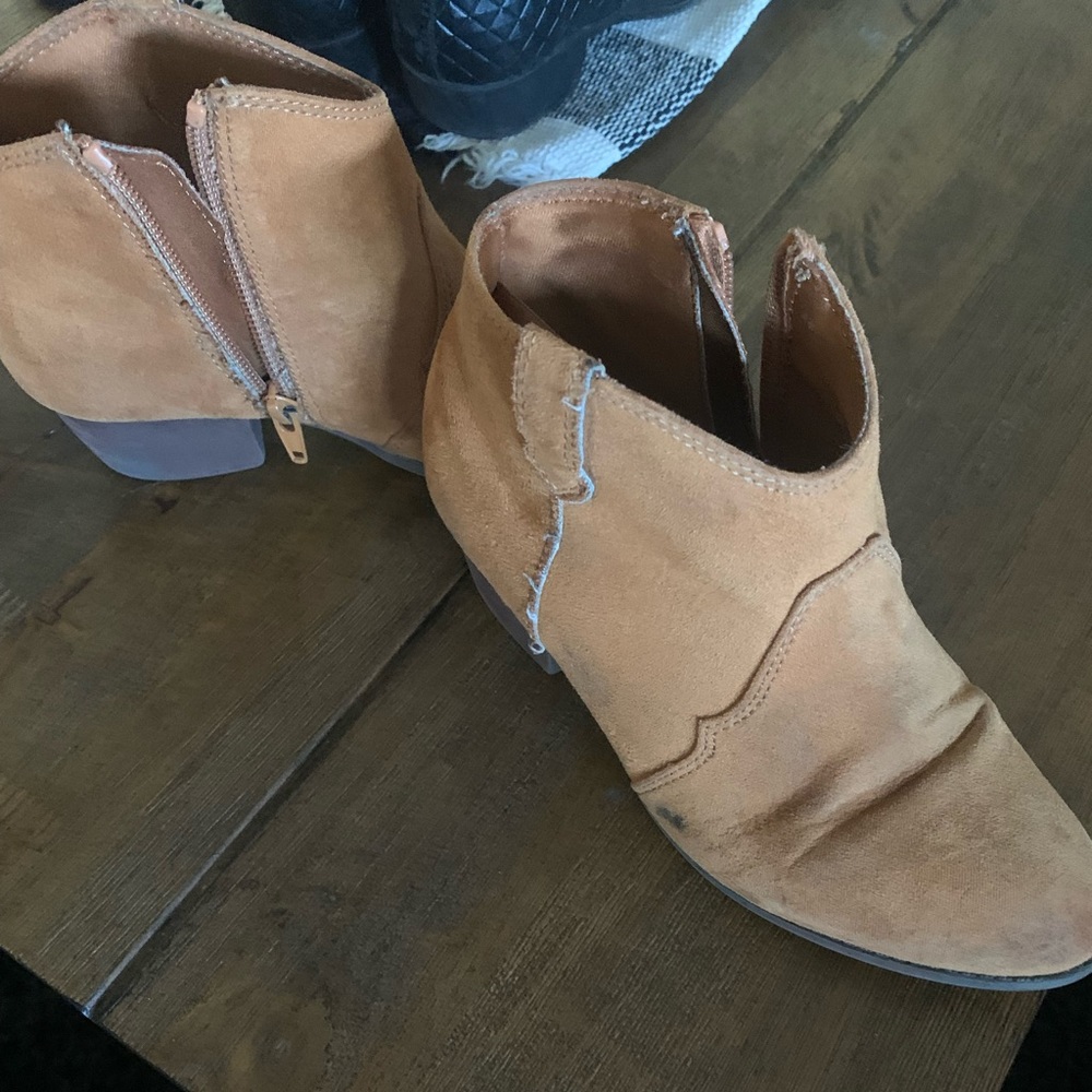 Brown ankle boots